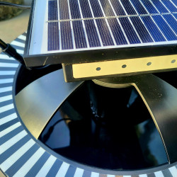 Piège à larves de moustiques LARVOCIDE SIRENIX avec la présence d'eau à l'intérieur du piège