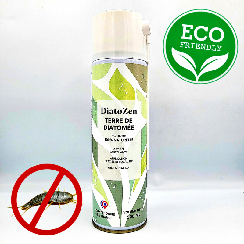 Spray terre de diatomée DIATOZEN anti poisson d'argent