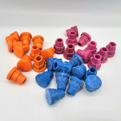 Lot de 30 appâts NARA LURE GIGA MIX