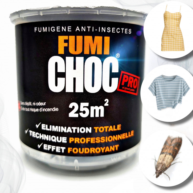 Fumigène anti mite textile FUMICHOC