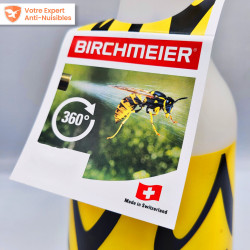 Etiquette du spray répulsif à eau Aqua Vespa anti guêpes