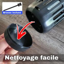 Nettoyage facile + brosse incluse
