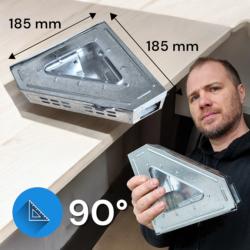 Dimensions du piège souris & mulots multicapture à 90 degrés