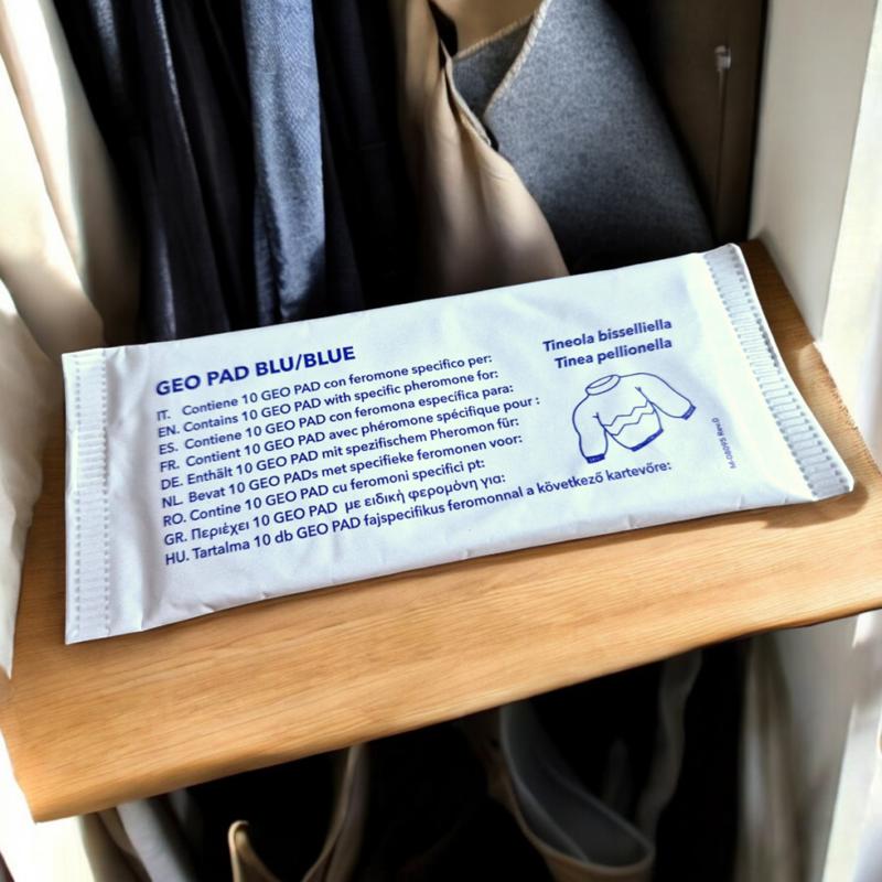 Recharge de 10 plaques anti mites vêtements PYRO NET