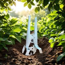 Piège à taupe à pince