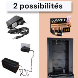 Piège à rats & souris électrique : 2 possibilités de chargement