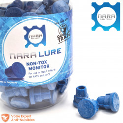 Appât NARA Lure vanille pour rongeurs (rat, souris), lot de 100