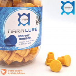 Appât NARA® Lure pour rongeurs (rat, souris), arôme mangue (lot de 100)