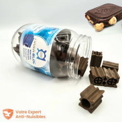 Ces Nara® Blocs leurrent parfaitement l'arôme chocolat noisette
