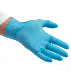 Gant nitrile bleu