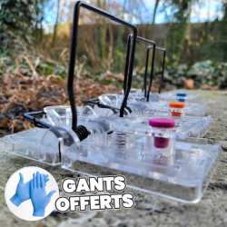 Lot de 3 tapettes à rat Gorilla Traps transparentes avec appâts NARA + 3 appâts aromatisés offerts.